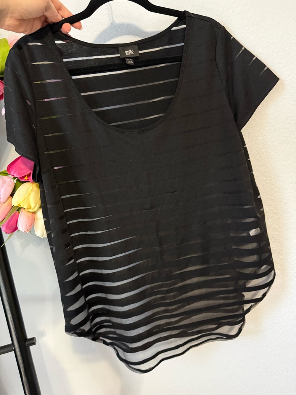 NEW Y2K Mossimo Sheer Shirt - XL